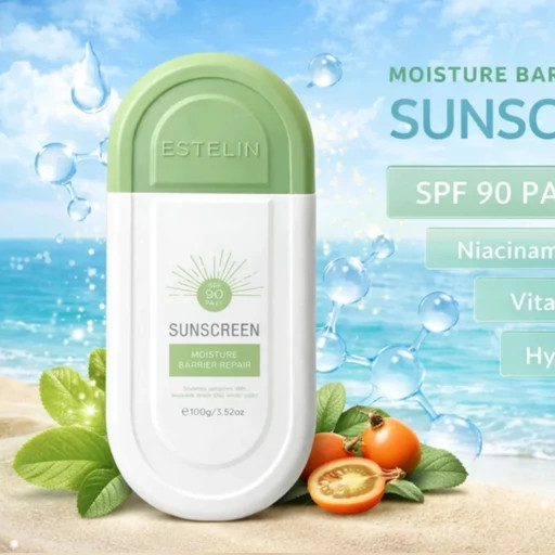 کرم ضد افتاب بی رنگ صورت استیلن SPF 90 مدل MOISTUER محافظ در برابر UVA و UVB مناسب برای انواع پوست؛ مختلط؛ حساس حجم 100 میلی لیتر