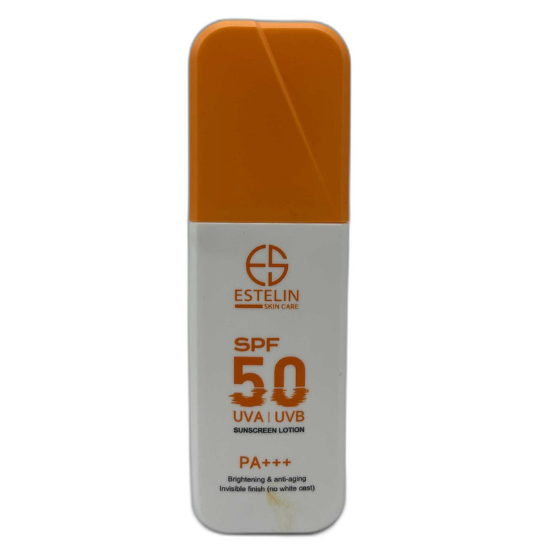 لوسیون ضد آفتاب بدون رنگ استیلن SPF 50 مدل فوق مرطوب کننده، ‌محافظ UVA ،UVB و +++PA مناسب برای انواع پوست‌ حجم 75 میلی‌لیتر