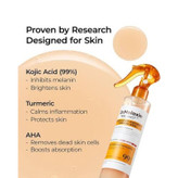 اسپری لایه بردار صورت دکتر ملاکسین مدل Exfoliating Kojic Acid مناسب برای پوست مختلط و چرب وزن 200 گرم