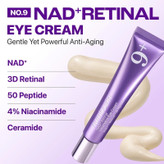 کرم دور چشم ضدچروک نامبوزین مدل No.9 NAD+ Retinal حجم 20 میلیلیتر