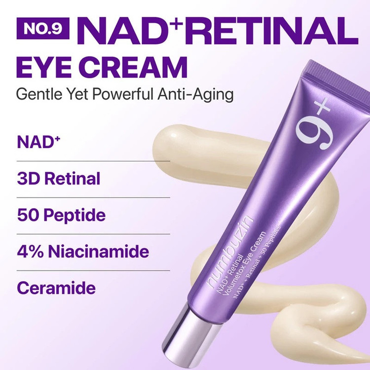 کرم دور چشم ضدچروک نامبوزین مدل No.9 NAD+ Retinal حجم 20 میلیلیتر